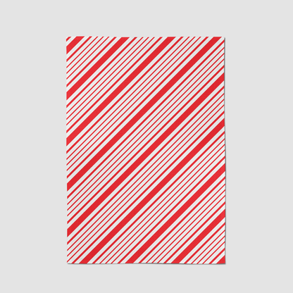 Most Candy Cane Stripes Tea Towel