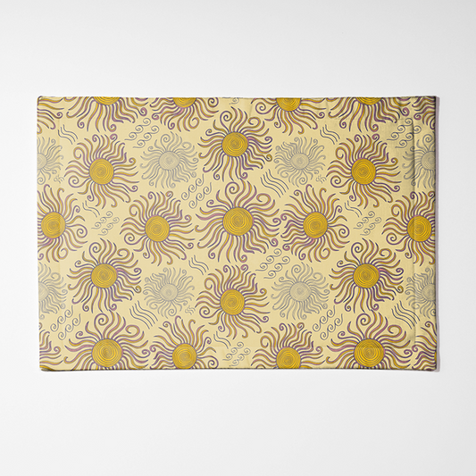 Sunny Summer Placemat in Light Yellow