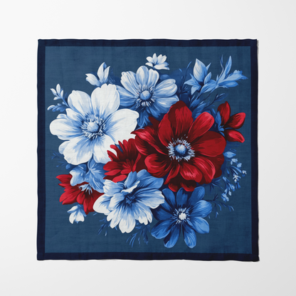 Red, White & Bloom Floral Napkin