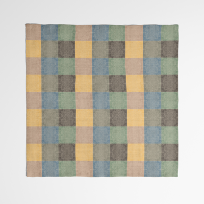 Multi Color Gingham Napkin - Lightweight Cotton