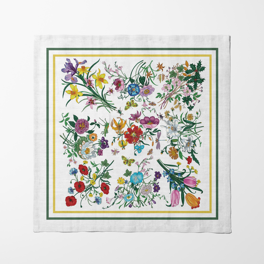 Botanical Puzzle Napkin