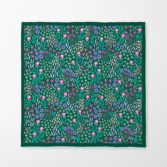 Green Meadows - Organic Cotton Voile