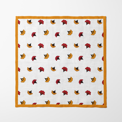 Scattered Flowers Napkin in Lightweight Linen