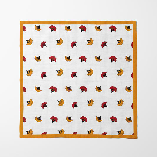 Scattered Flowers Napkin in Lightweight Linen
