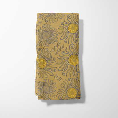 Sunny Summer Napkin in Golden Sun