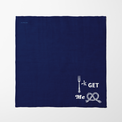 Forget Me Not Napkin in Organic Cotton Voile