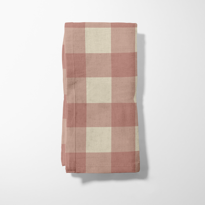 ONE Large Gingham - Racer in Organic Cotton Voile