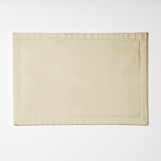 ONE Classic Placemat - Oatmeal in Mid Cotton Twill