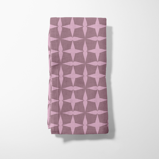 Sit for a Bit Napkin - Muted Pink in Lightweight Linen