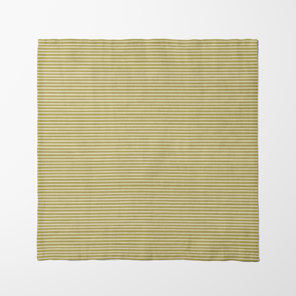 ONE Small Stripes Napkin - Moss in Organic Cotton Voile