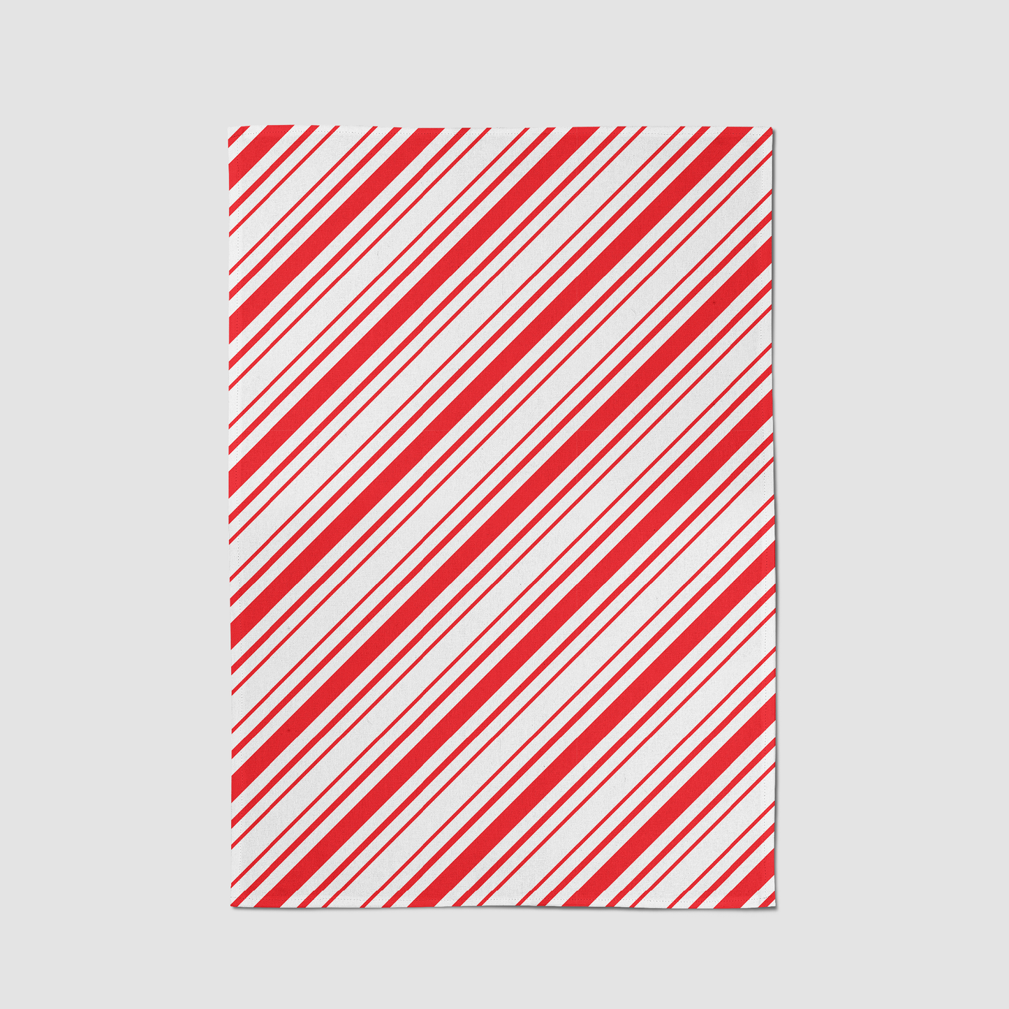 More Candy Cane Stripes Tea Towel