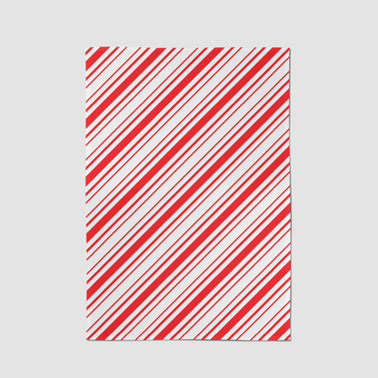 More Candy Cane Stripes Tea Towel