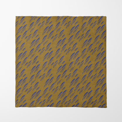 Fish Napkin in Orange & Blue