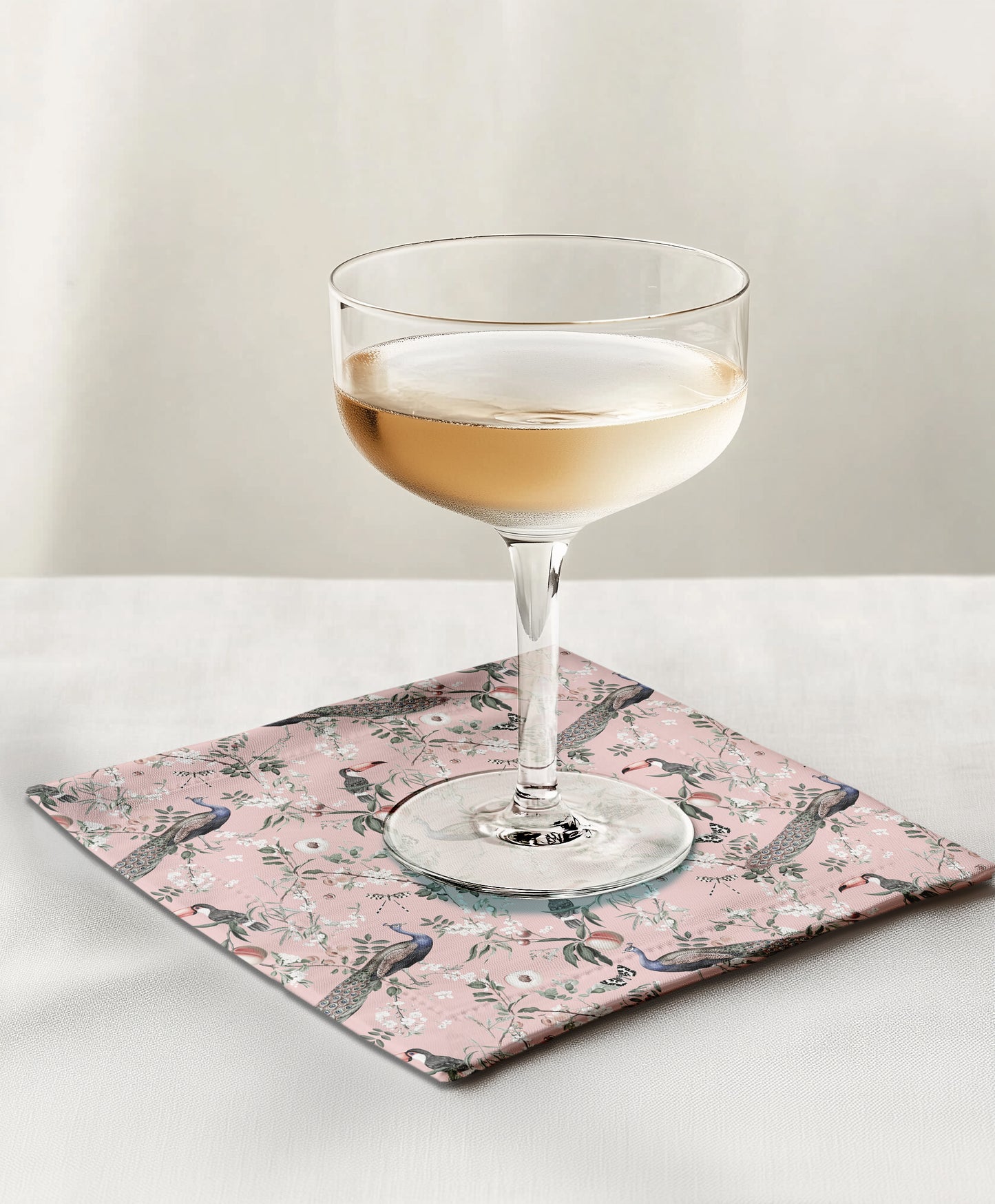 Cocktail Napkin - Elysian in blush