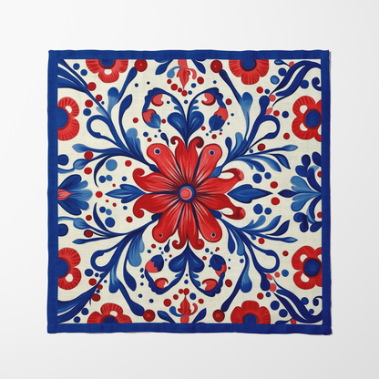 Red, White & Bloom Floral Napkin
