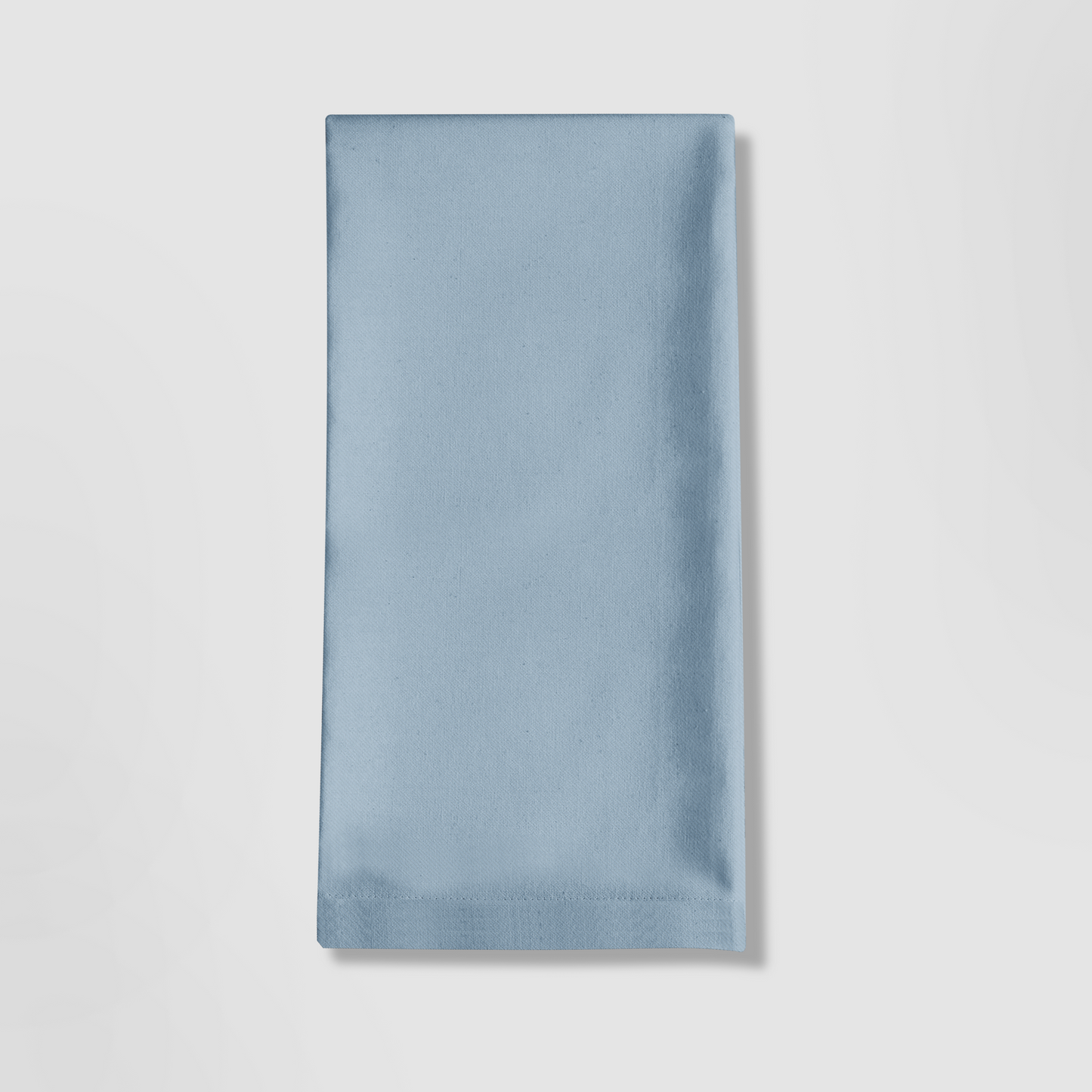 ONE Solid Tea Towel in Pale Blue - Mid Cotton Twill