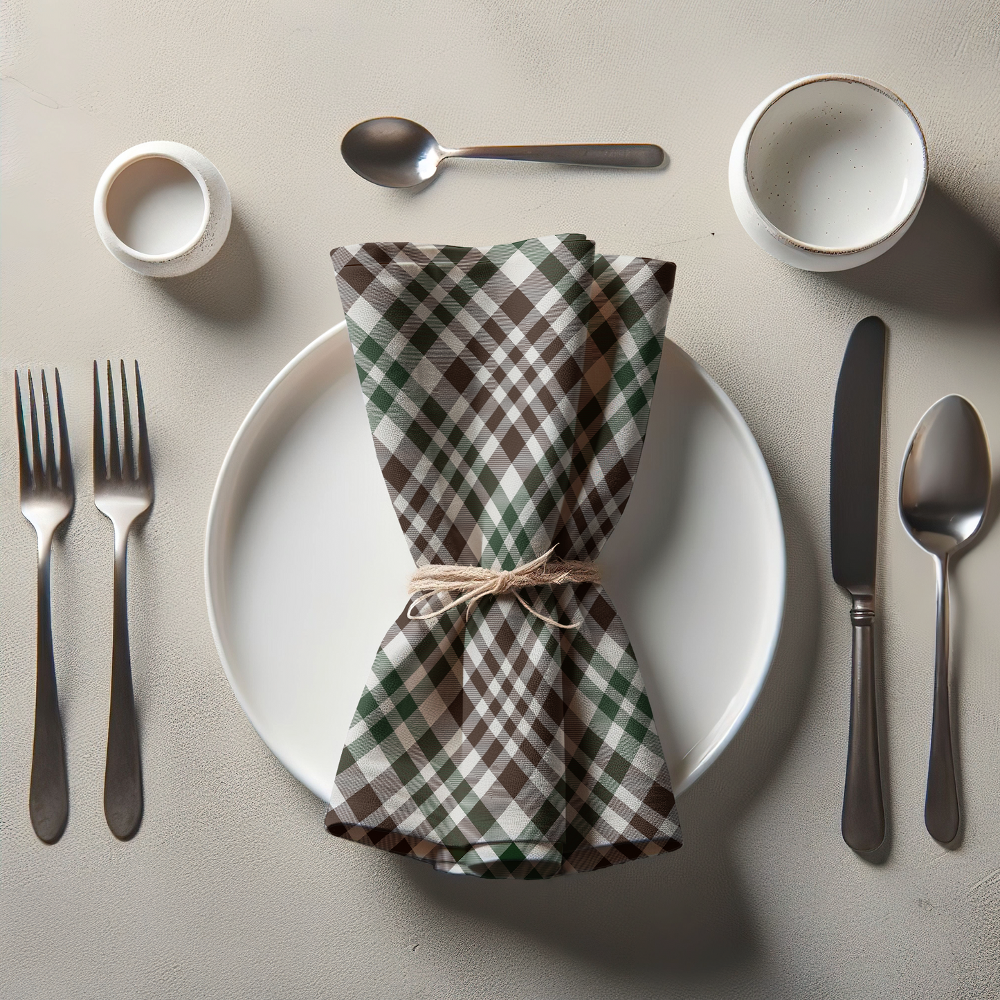 Meat is... Napkin in Organic Cotton Voile