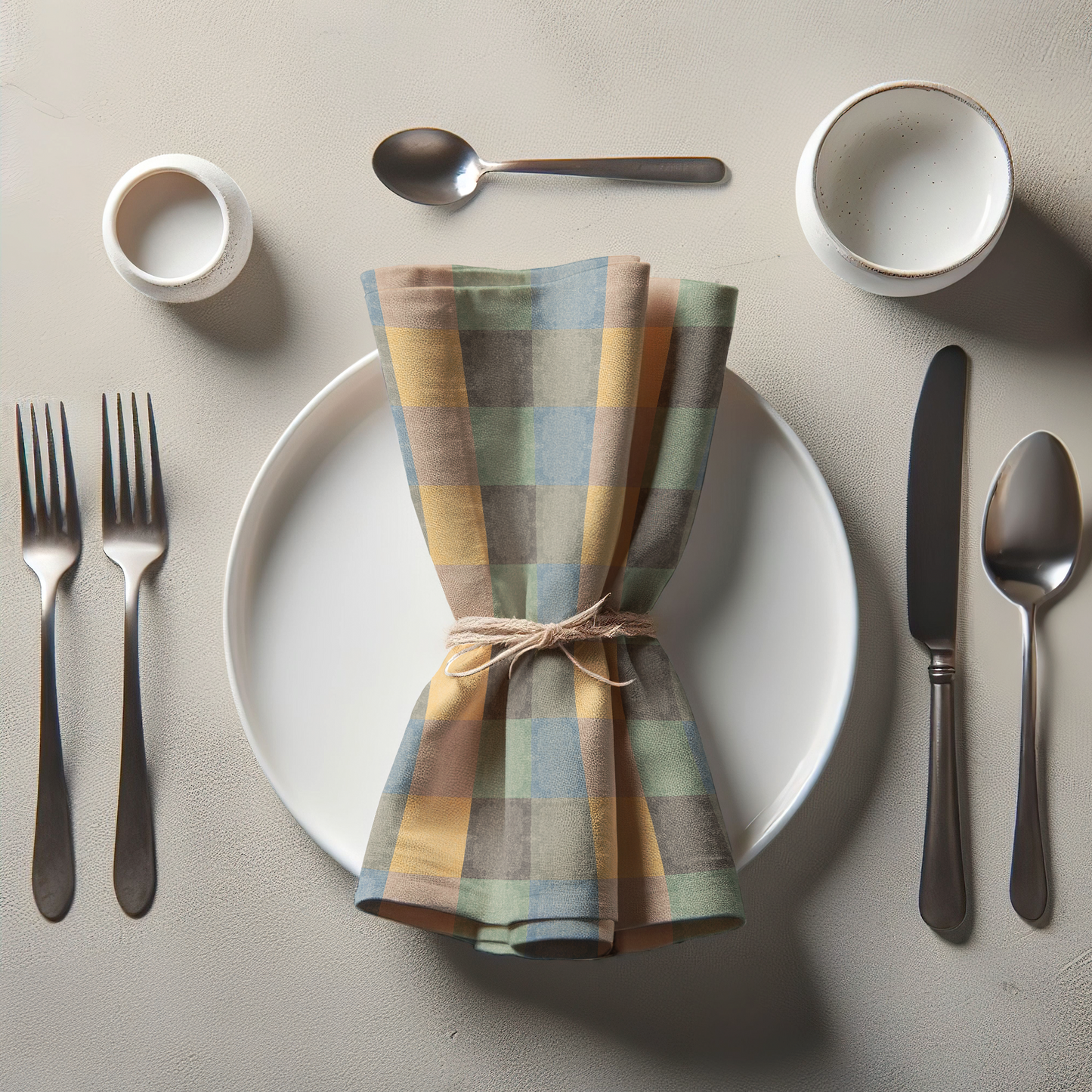 Multi Color Gingham Napkin