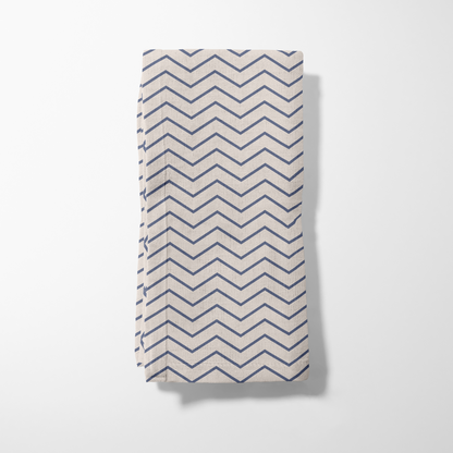 ONE Zig Zag Napkin - Boat in Organic Cotton Voile