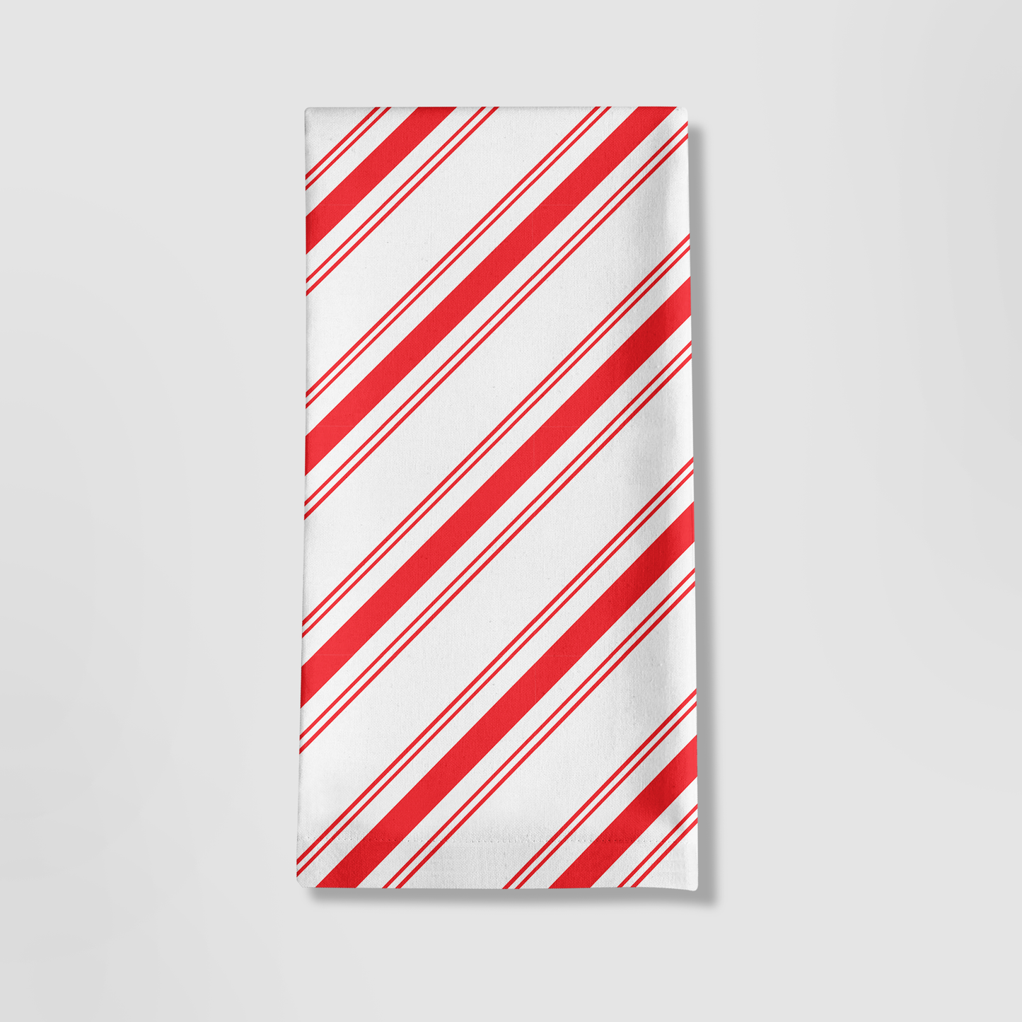 Candy Cane Stripes Tea Towel