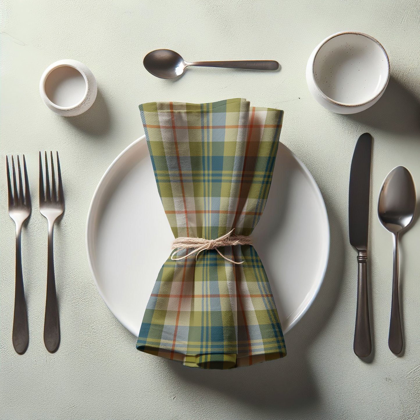 Color Crisscross Napkin in Navy