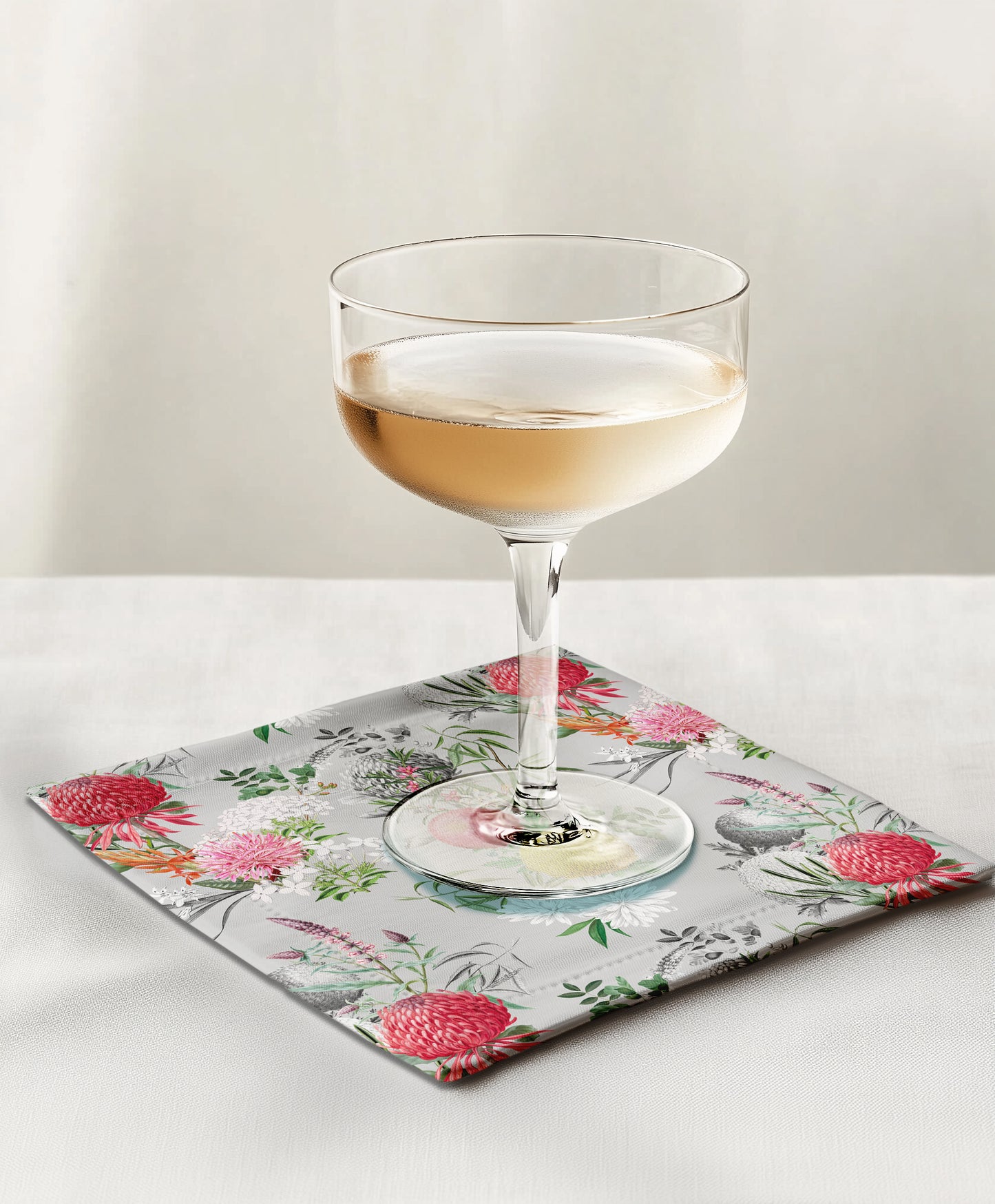 Cocktail Napkin - Verano in sage