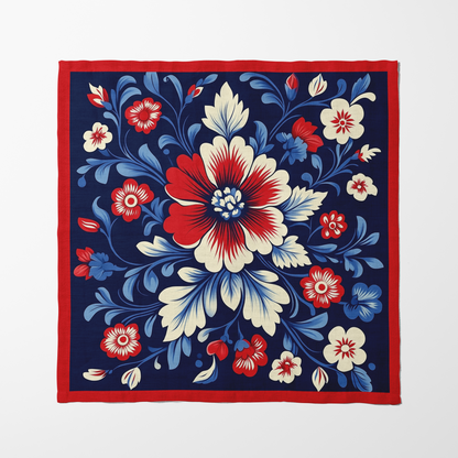 Red, White & Bloom Floral Napkin