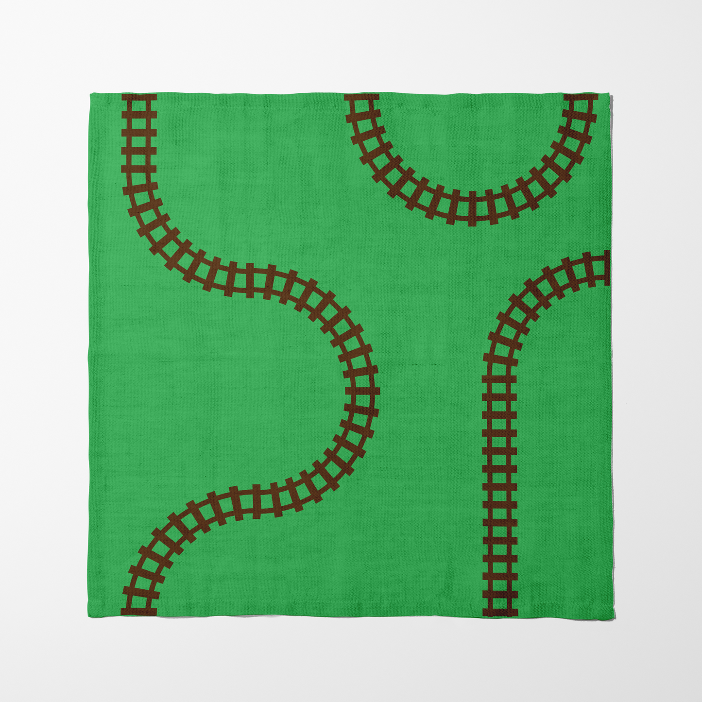 Twisty Train Tracks Napkin