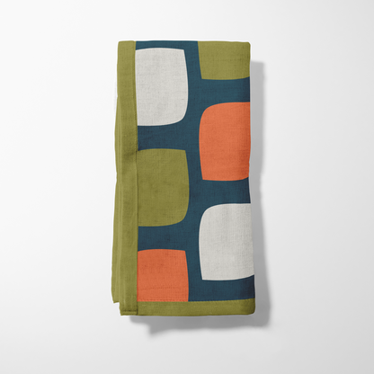 Squared Off Napkin in Green