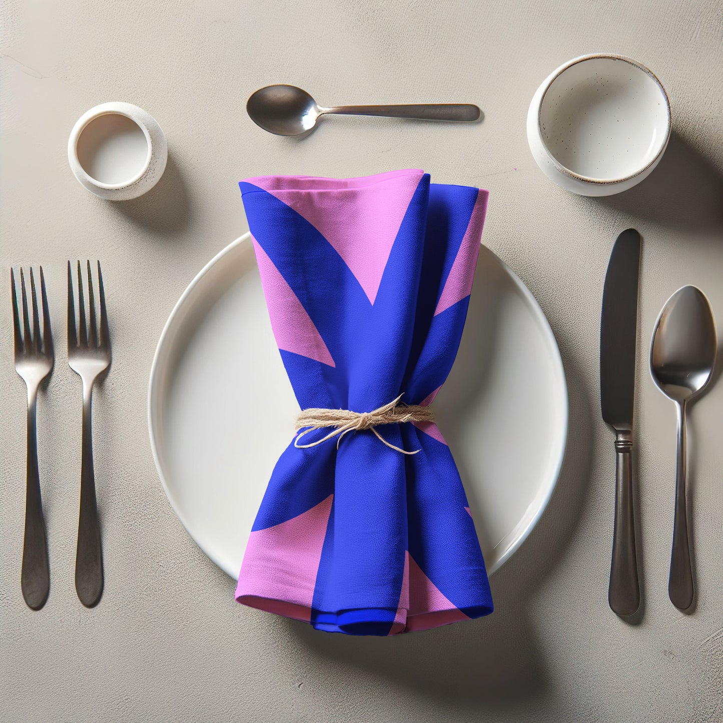 Astérisko in Pink and Blue Napkin