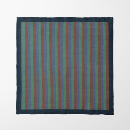 Tropical Stripes Napkin in Blue