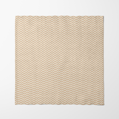 ONE Zig Zag - Burnt Butter in Lightweight Linen