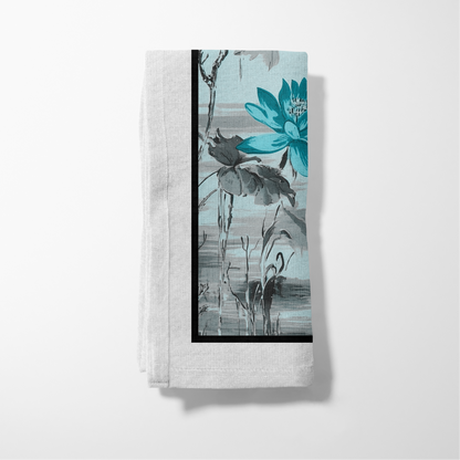 Watchful Waters Napkin in Glacial