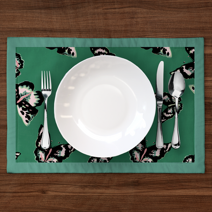 Sweet Green Butterflies Placemat