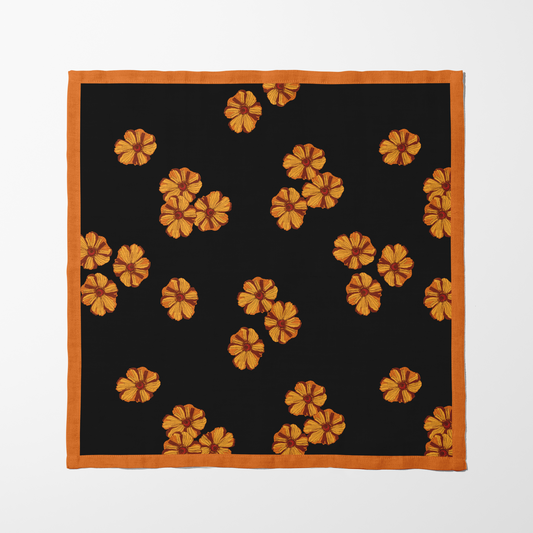 Black Poppies Napkin