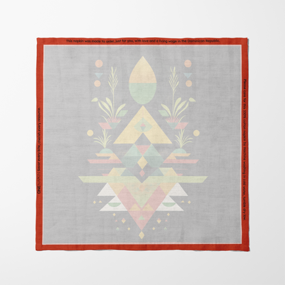 Tropical Abstract Napkin