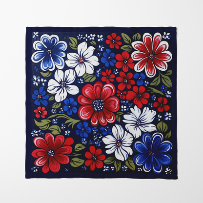 Red, White & Bloom Floral Napkin
