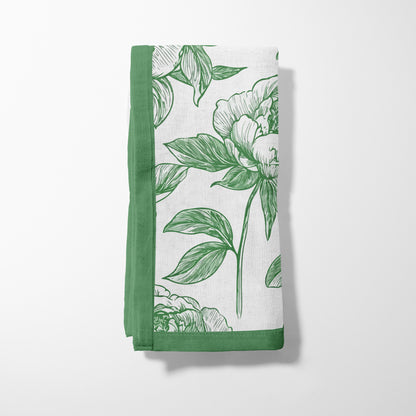 Chinoiserie in White Napkin