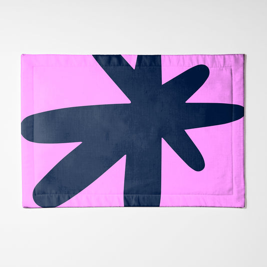 Astérisko in Pink and Navy Placemat
