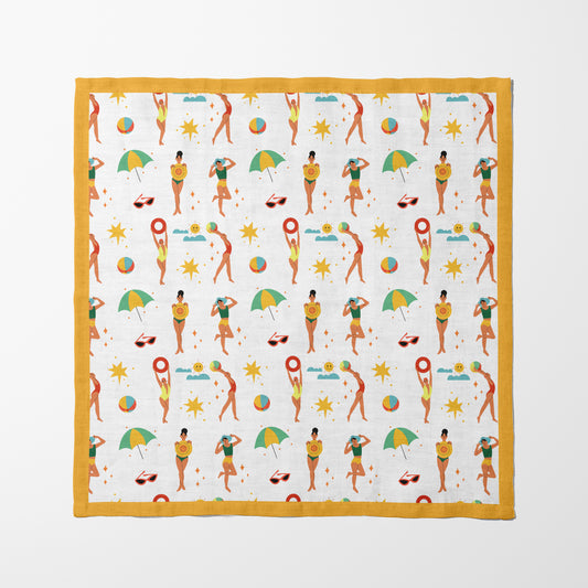 Beach Party Napkin in Sand