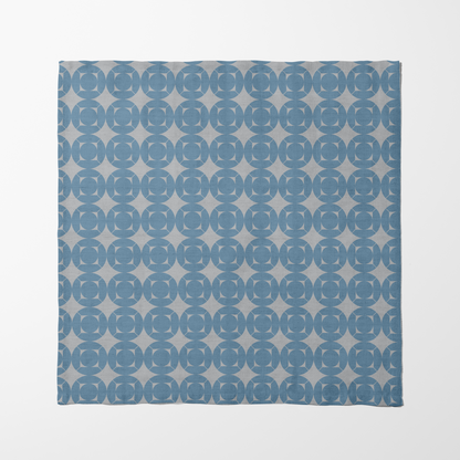 Picnic in the woods Napkin - Pale Blue in Organic Cotton Voile