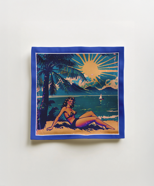 Vintage Vacation Cocktail Napkin in Waikiki