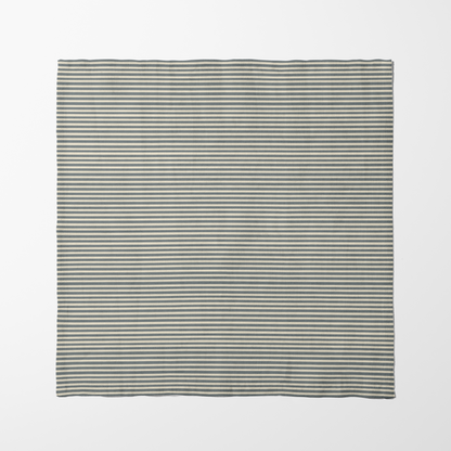 ONE Small Stripes Napkin - Stone in Organic Cotton Voile