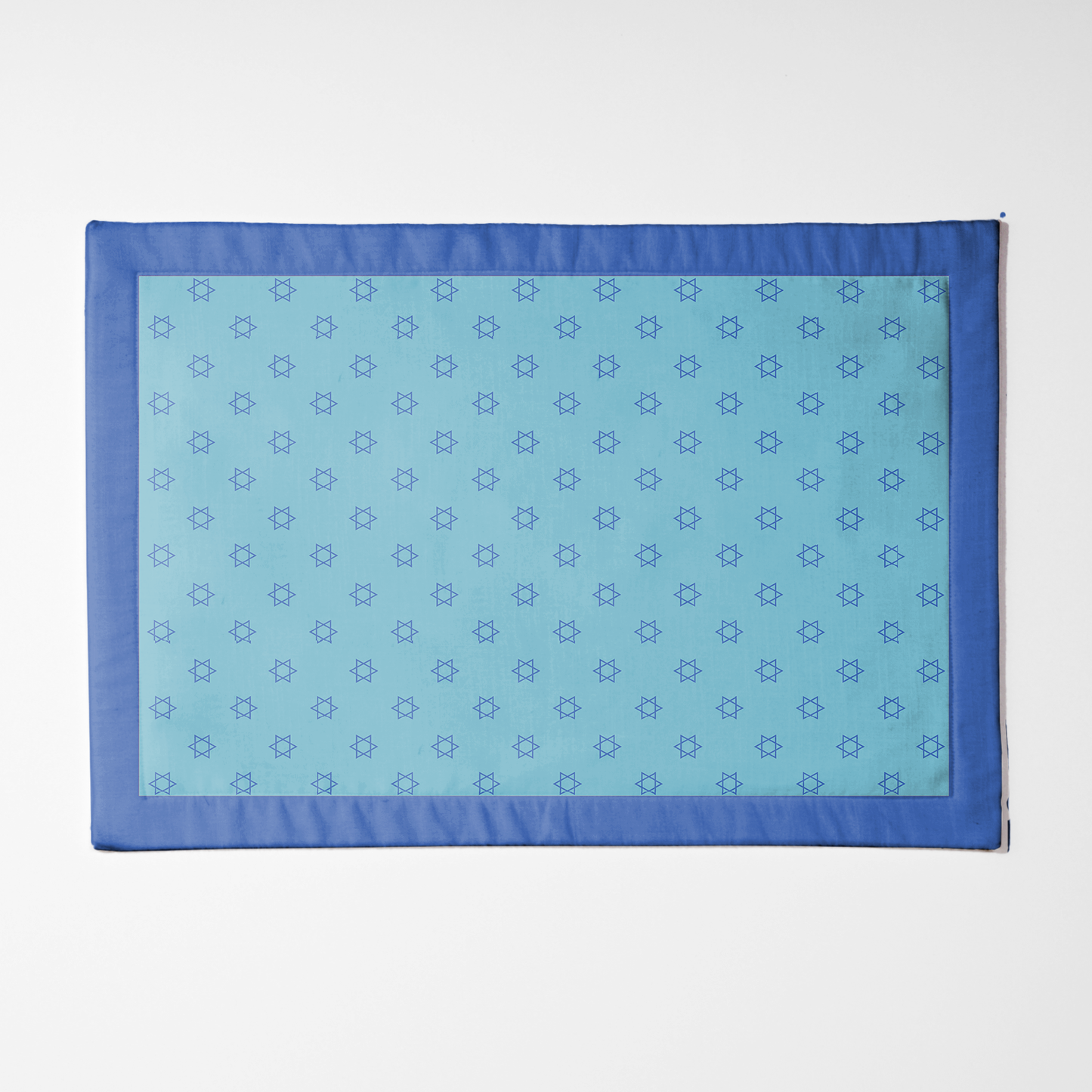 Star of David Placemat in Light Blue