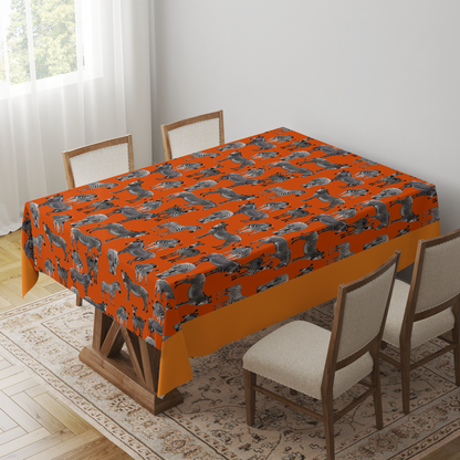 Zia's Zebras Tablecloth - Mid Cotton Twill