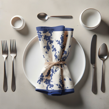 Cadet Love Duet Napkin in Soft-Structured Linen