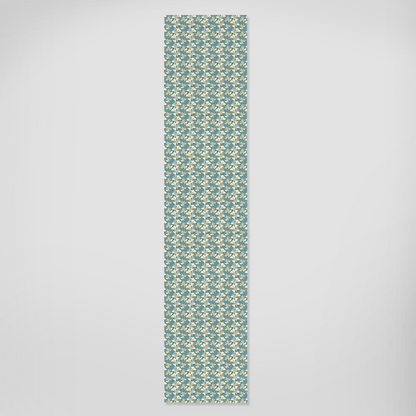 Table Runner in Cayena Acqua in Lightweight Linen