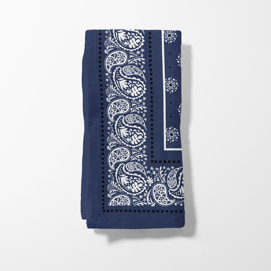 Blue Bandana Napkin