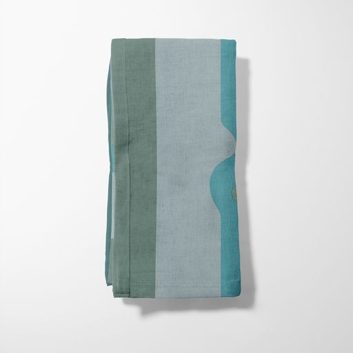 Sweets & Sour Napkin in Green in Lightweight Linen