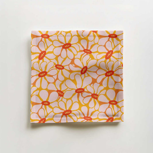Funkadelic Cocktail Napkin in Lightweight Linen